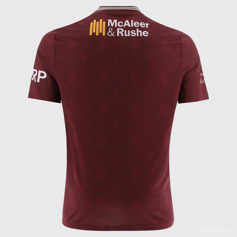 25/26 Tyrone GAA Maroon with Gold Accents Jersey