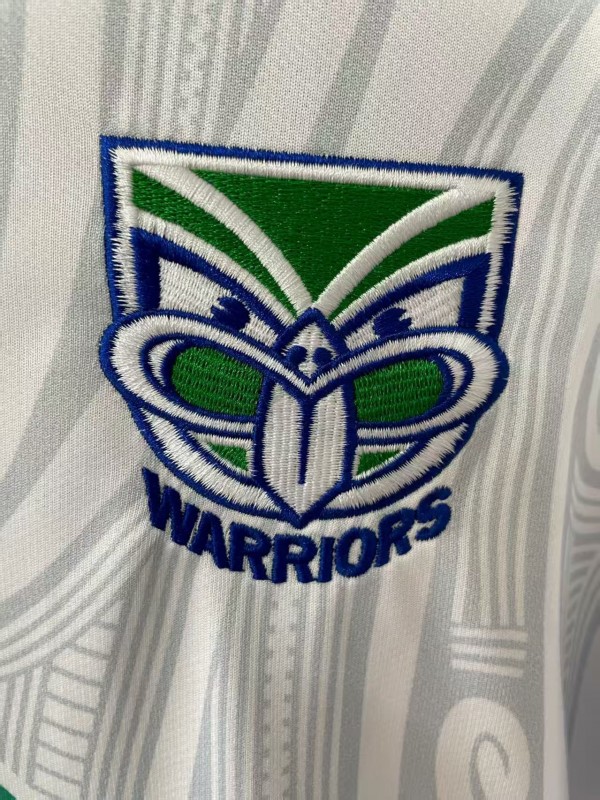 25/26 New Zealand Warriors White with Māori Heritage Jersey
