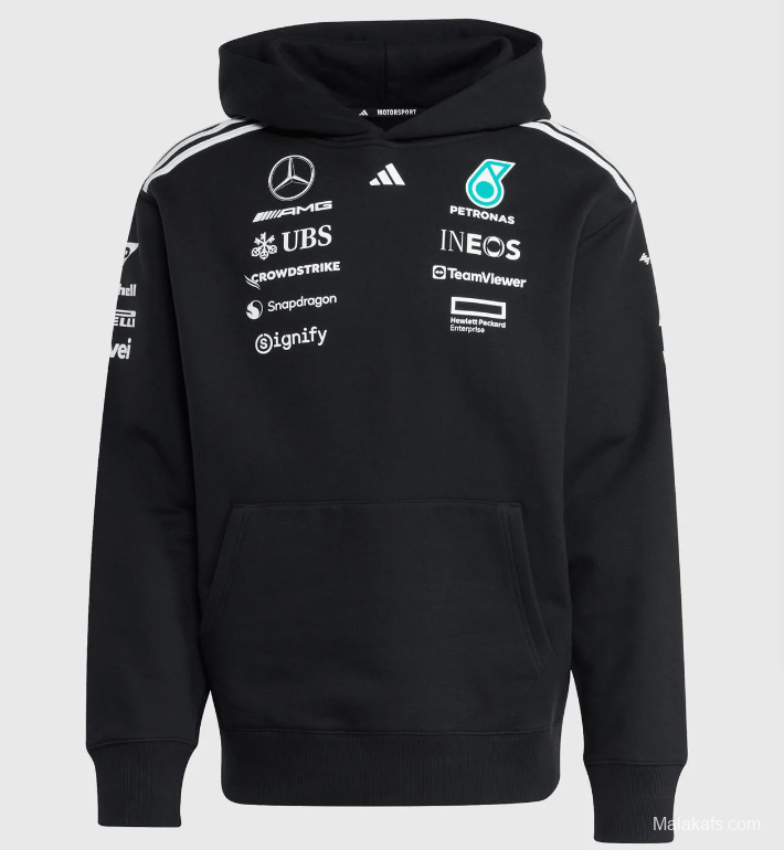 2026 F1 Mercedes-AMG Petronas F1 Team Black Hoodie
