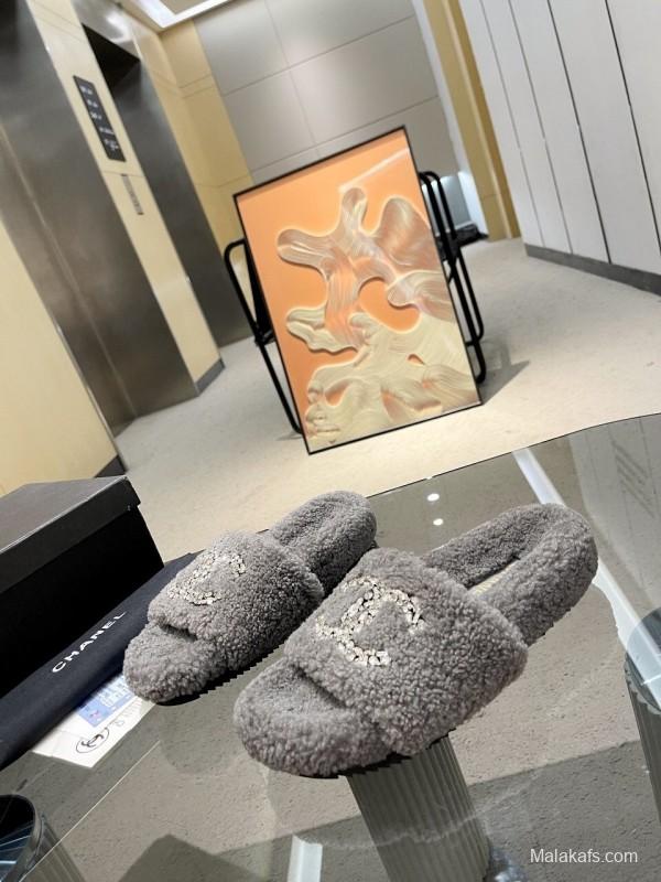 Chanel 2025 SS New Wool Slippers Soft Fine Wool - LY00280