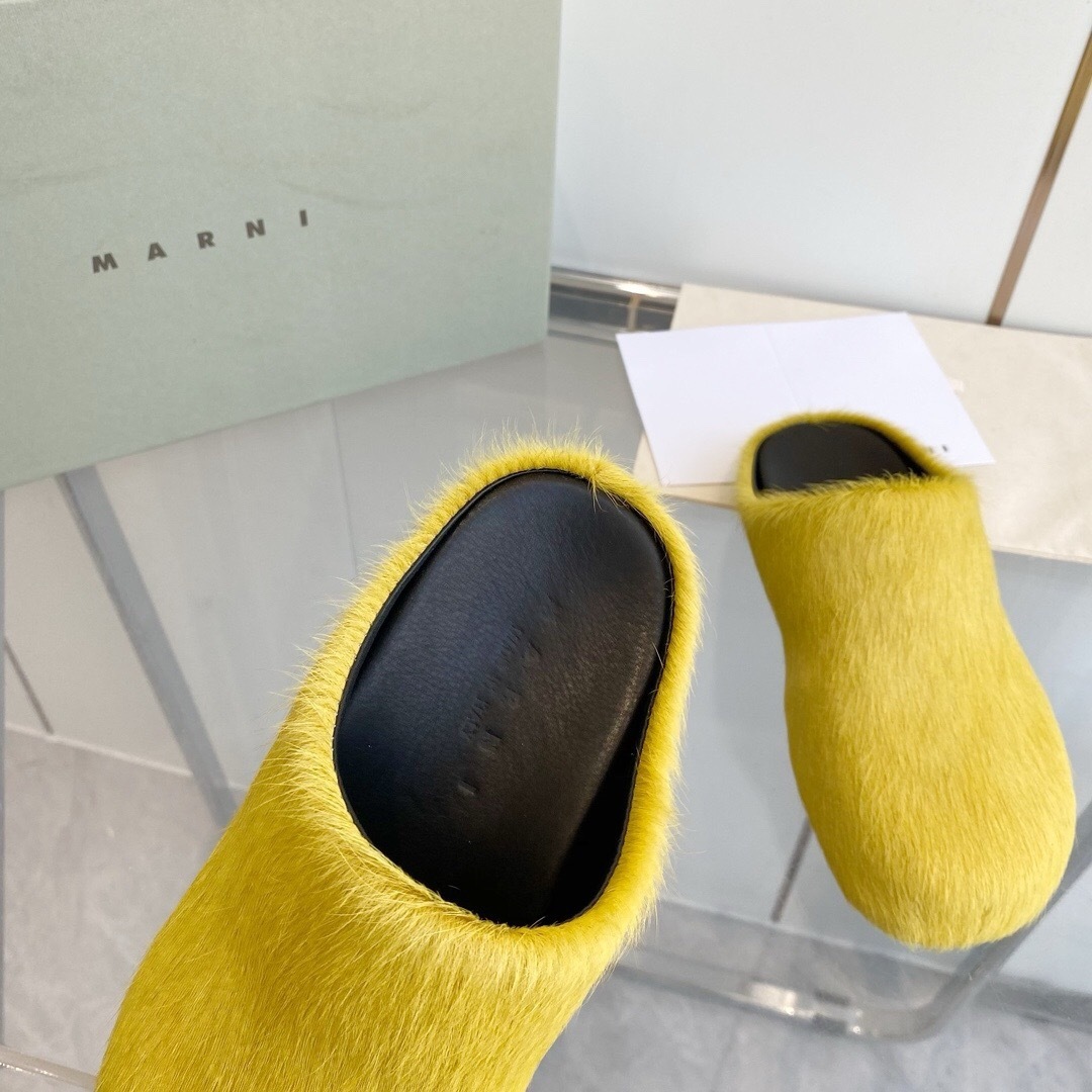 Marni 2025/SS Pony Hair Loafers - LY00