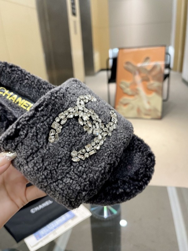 Chanel 2025 SS New Wool Slippers Soft Wool - LY00280