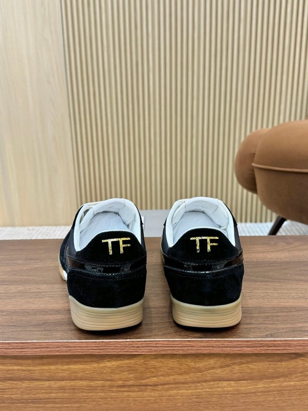 TOM FORD 2025 SS Casual Shoes with Classic Color Blocking and Imported Leather Insole - AS00350