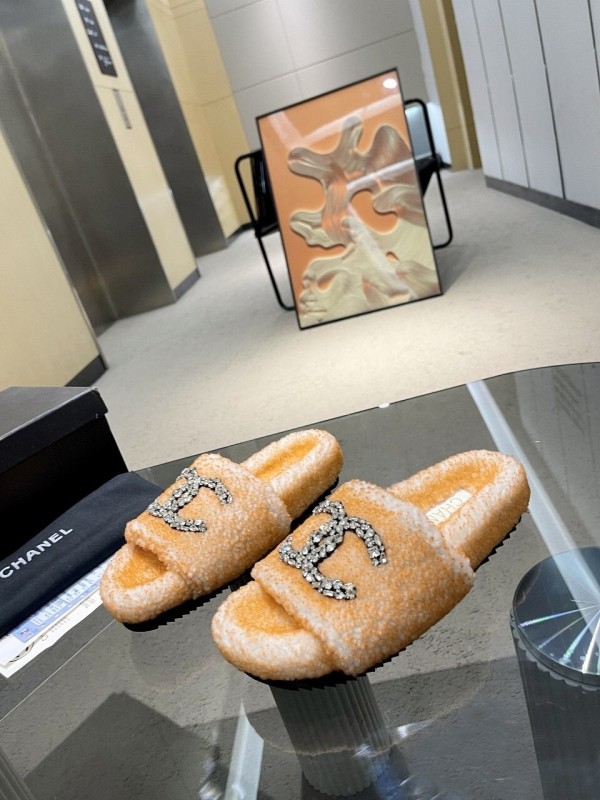 Chanel 2025 SS New Wool Slippers Soft Wool - LY00280