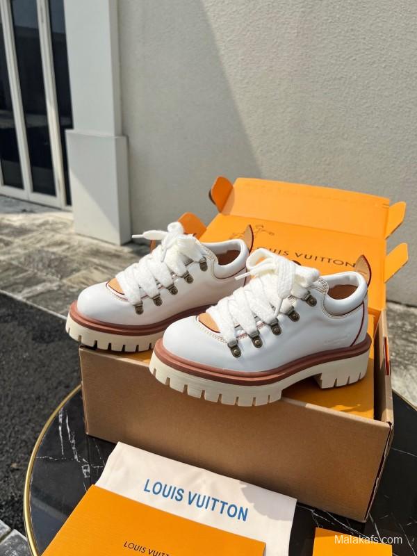 Louis Vuitton REMIX Lace-Up Derby Hiking Shoes - LY00340