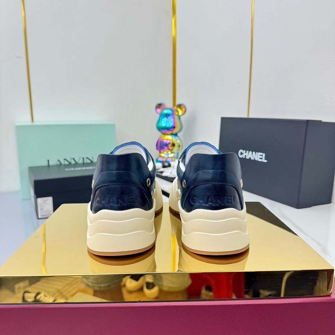Chanel 2025 SS Panda Loafers Bread Shoes Original Calfskin - LY00320