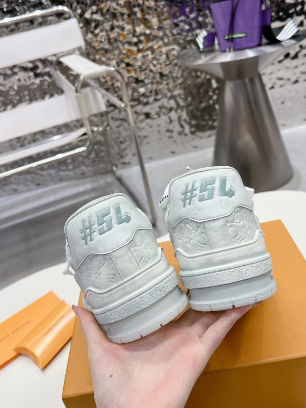 LV LV Trainer Basketball Series Washed Canvas Sneakers - LY00430