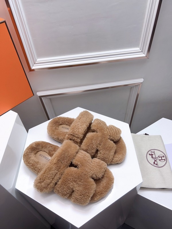 H Erjia Fur Slippers - LY00270