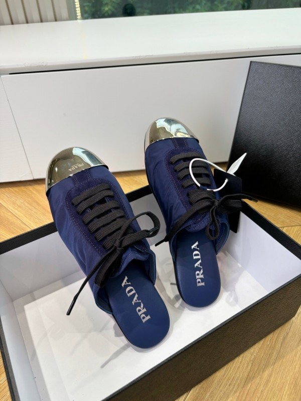 Prada 2025/SS Metal Toe Thin Sole Training Shoes Casual Shoes - LY00270