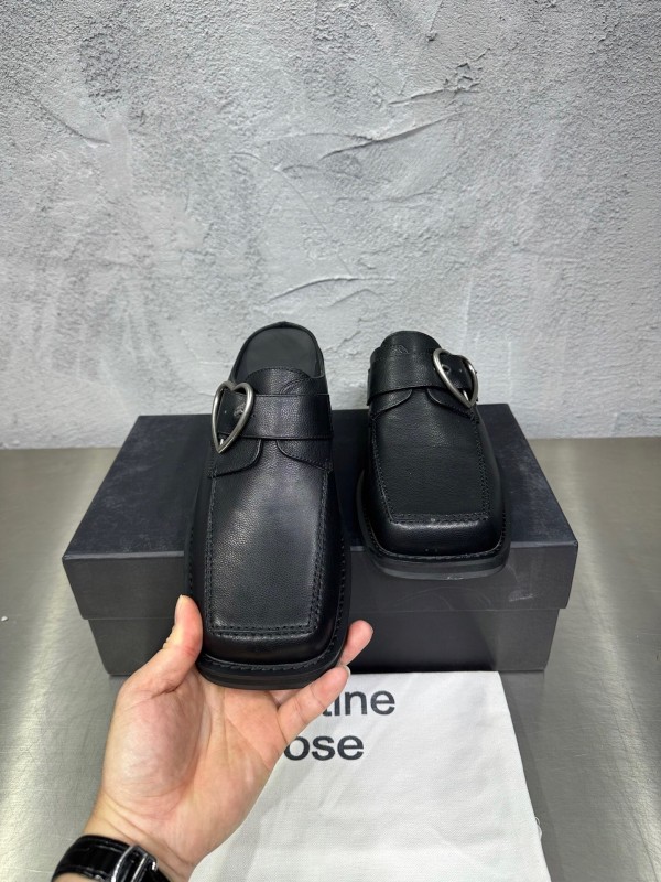 Adidas 2025 SS Square Toe Derby Shoes with Chain Buckle - KFY00400