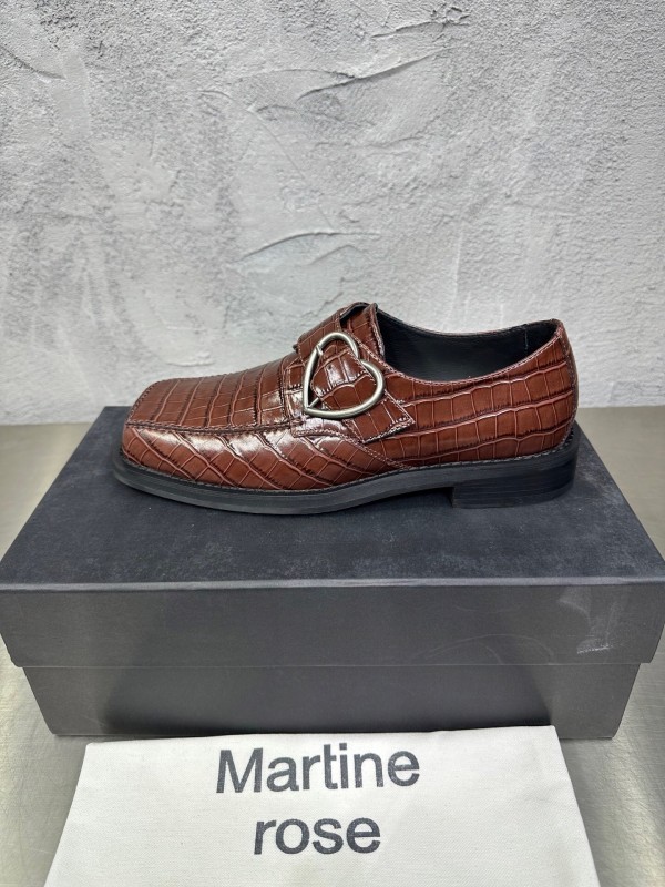 Adidas 2025 SS Square Toe Derby Shoes with Chain Buckle - KFY00420
