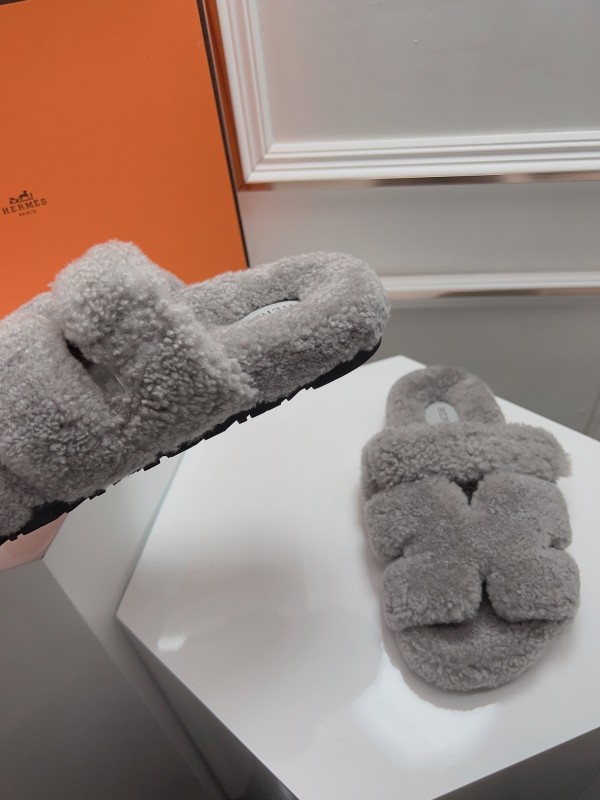 H Erijus Shoes 2025/SS Teddy Wool Slippers - LY00270
