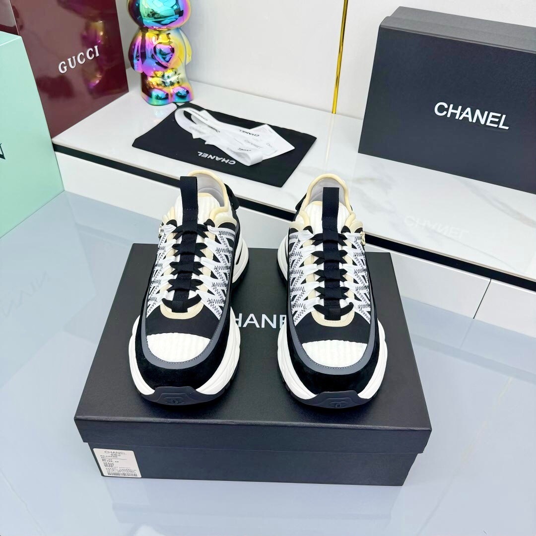 Chanel 2025 SS Panda Sneakers Classic Casual Sports Shoes - LY00360