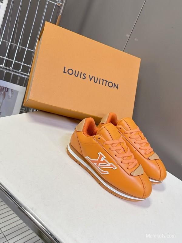 Louis Vuitton 2025 SS Pharrell Williams Collaboration Thick Sole Sneakers Retro Running Shoes - KFY00380/KFY00390