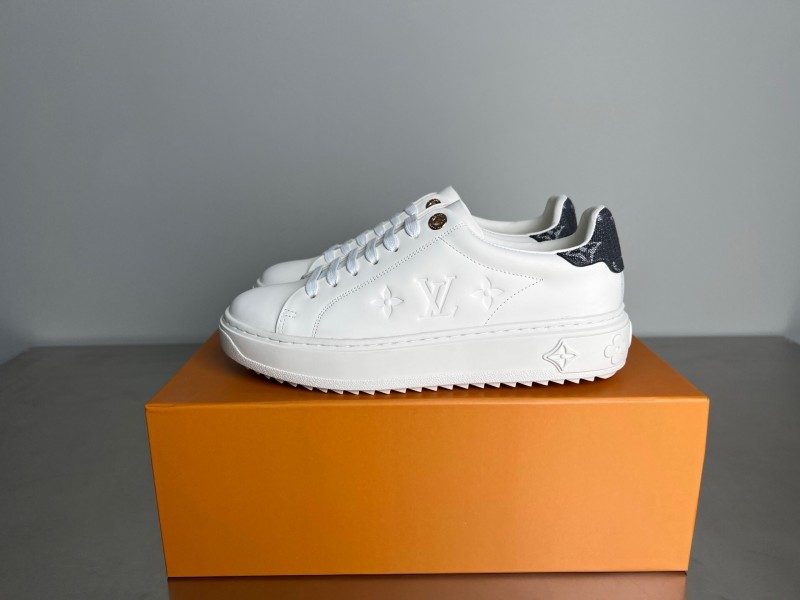 Louis Vuitton Takashi Murakami Time Out Cherry Blossom Flat Low-Top Sneakers - YC