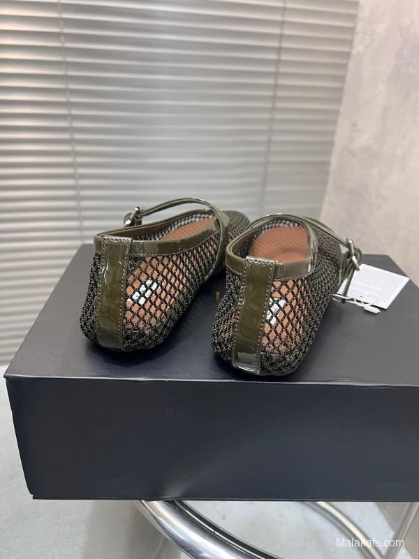 ALAIA 2025/SS New Color Mesh Flat Sandals Slippers - KFY00270