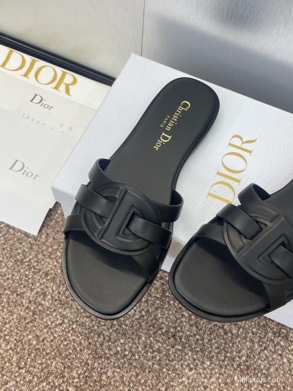 Dior D-Club Jelly Color Hollow Layered Cross-Strap Women Sandals - KFY00280