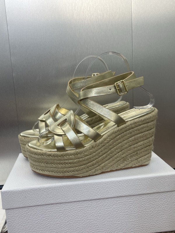 Dior D-Club Jelly Color Hollow Layered Cross Strap Platform High Heel Women Shoes - KFY00290