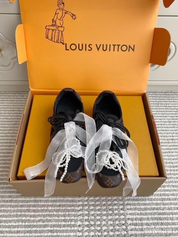 Louis Vuitton SNEAKERINA Ballet Sneakers Couple Edition with Chip - AS00350