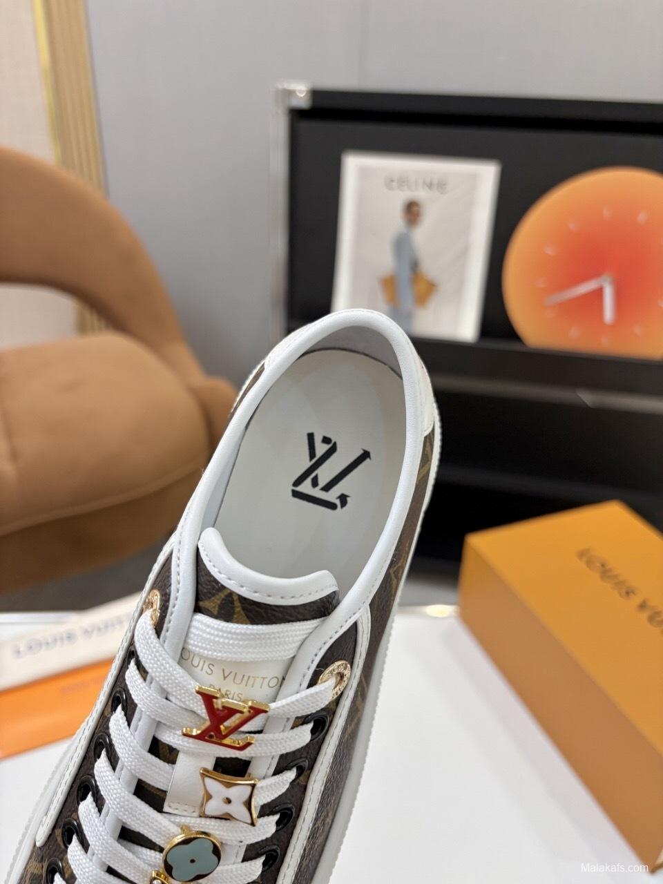 Louis Vuitton Lagoon Series Denim Sneakers with Buckle - AS00300