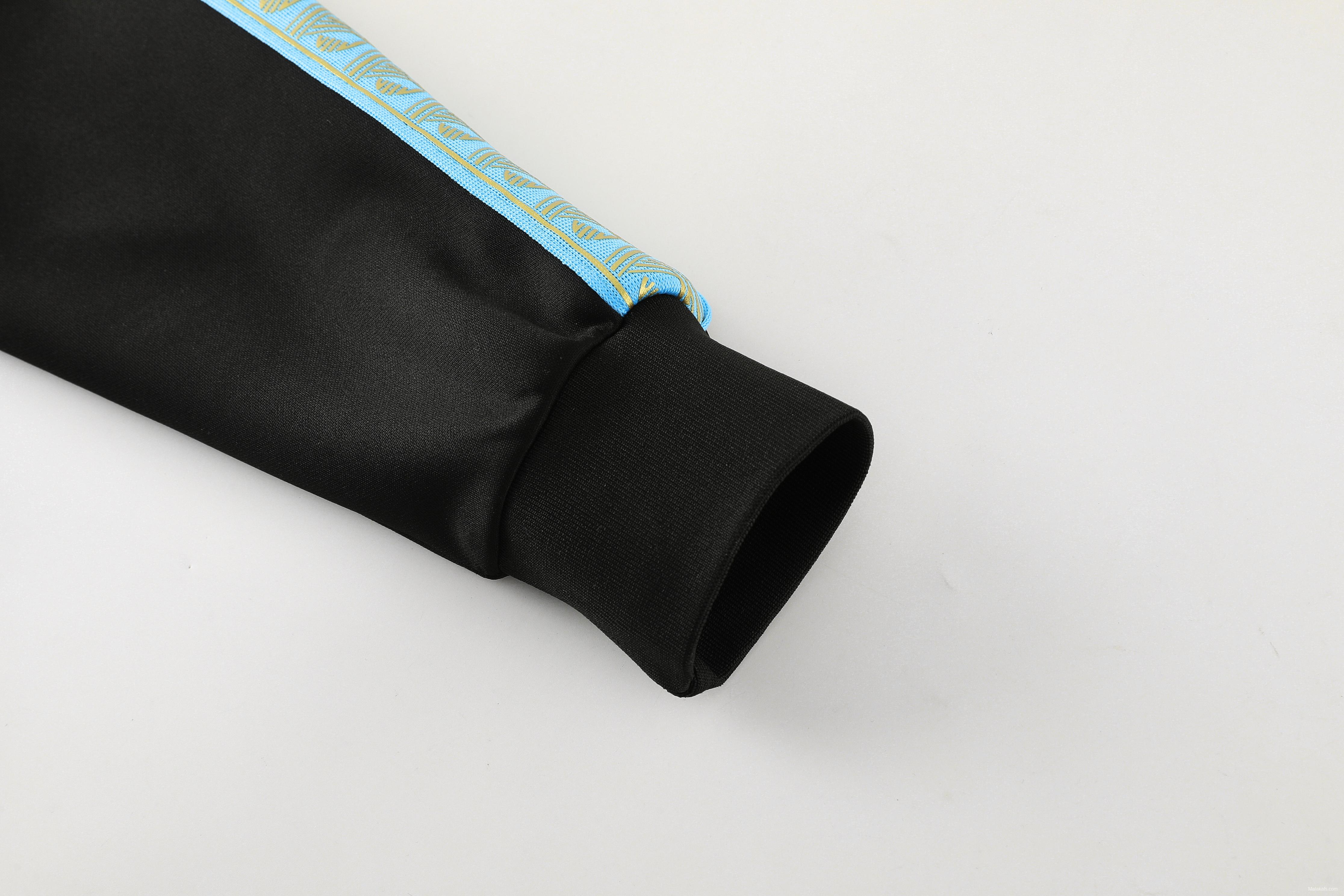 25/26 Olympique Marseille Black Full zipper Jacket Tracksuit+ long pants