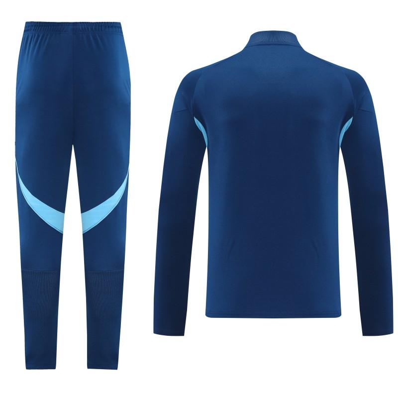 25/26  Adidas Navy Blue Full zipper Jacket Tracksuit+ long pants