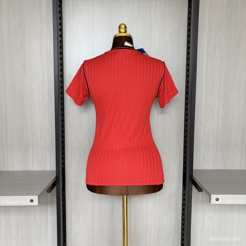 25/26 Women Flamenco Retro Red Jersey