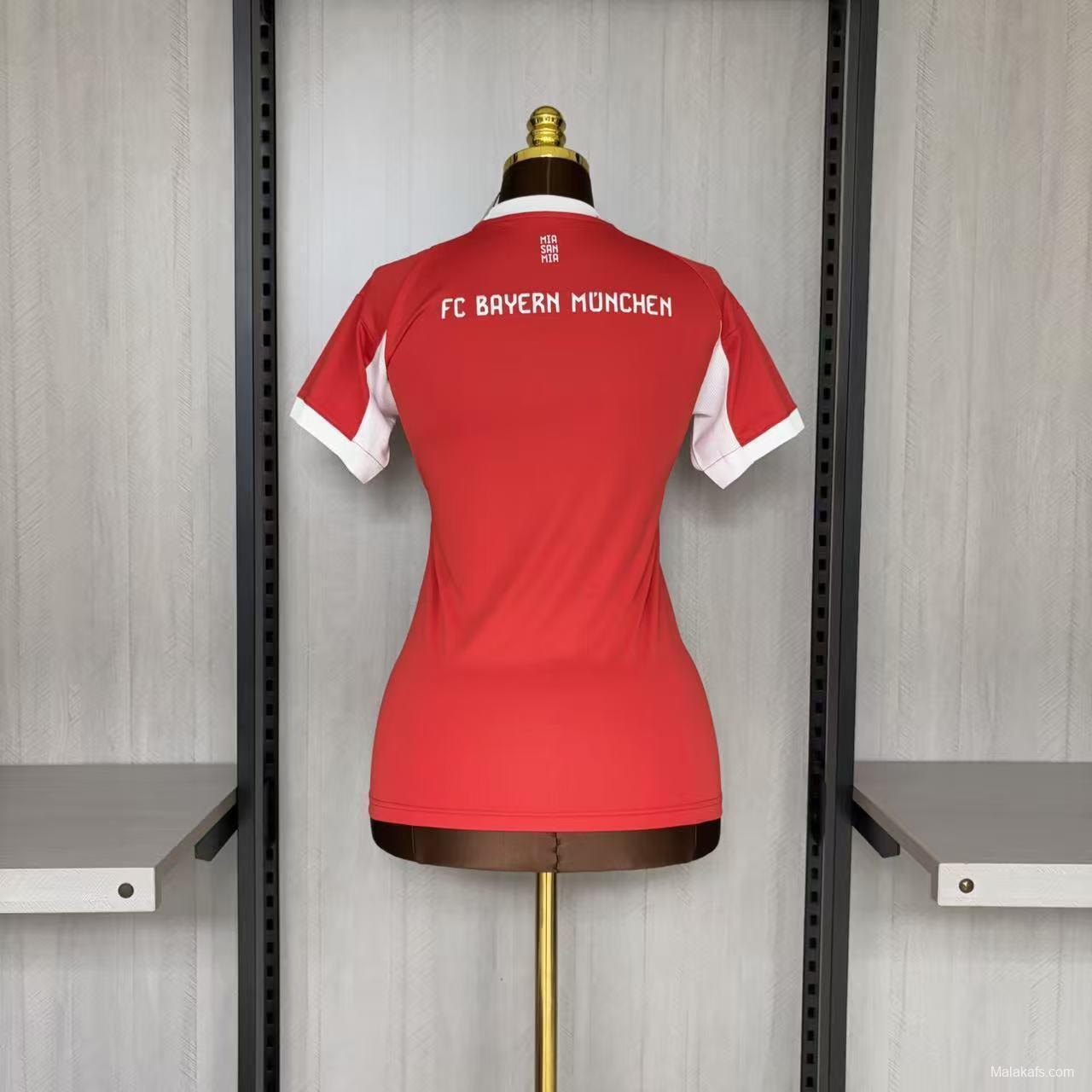 25/26 Women Bayern Munich Home Jersey