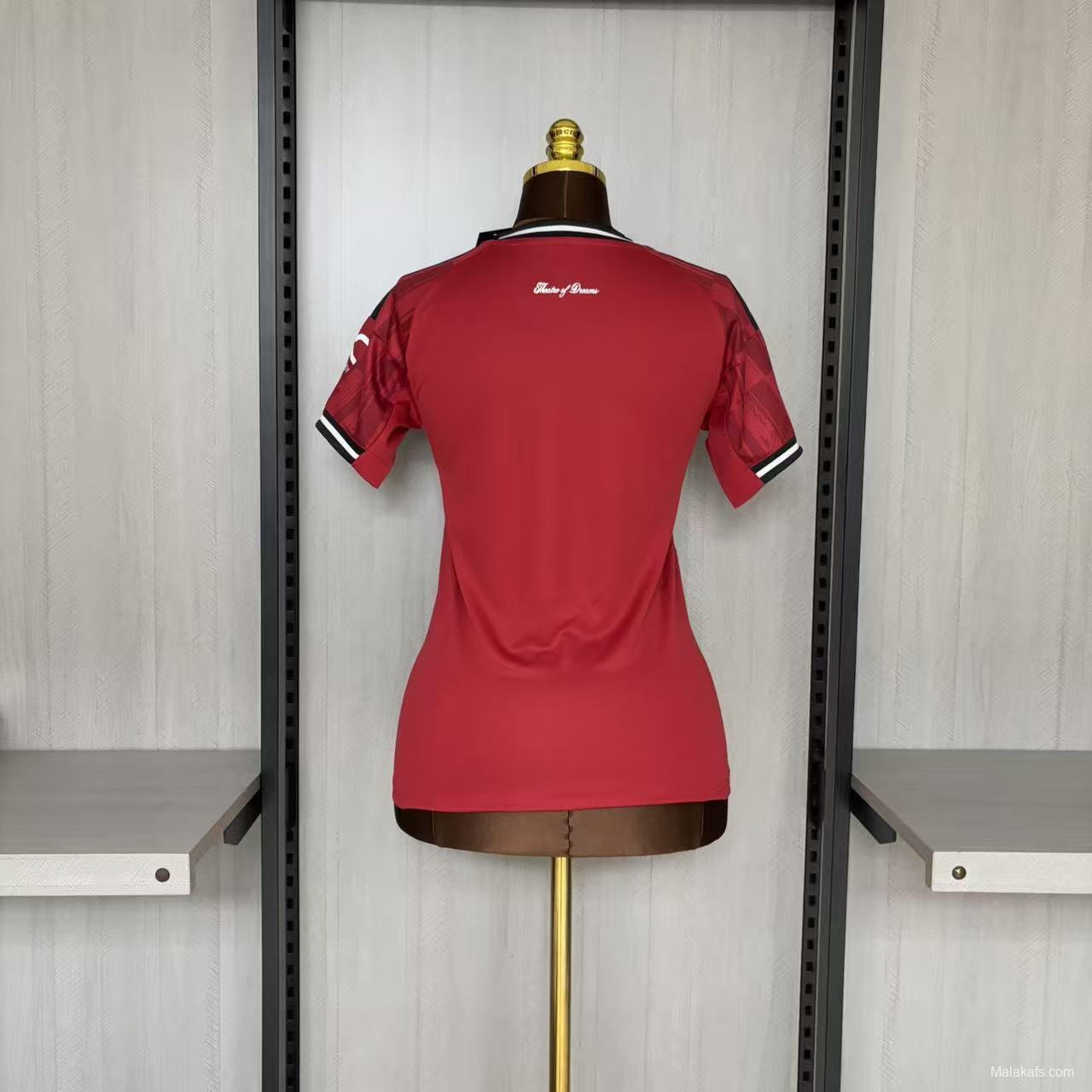 25/26 Women Manchester United Home Jersey