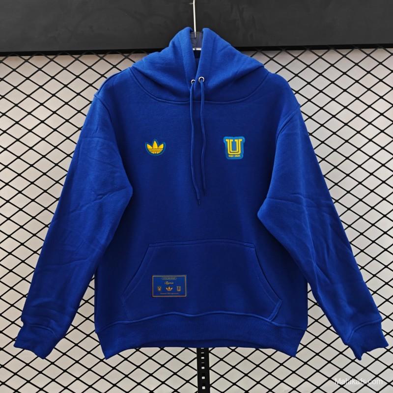 25/26 Tigres UANL Embroidered Logo Hoodie 9 Colors