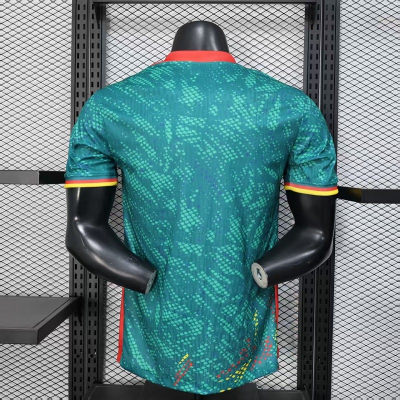 2026 Player Version Cameroon Green with Colorful Dot Pattern Jersey