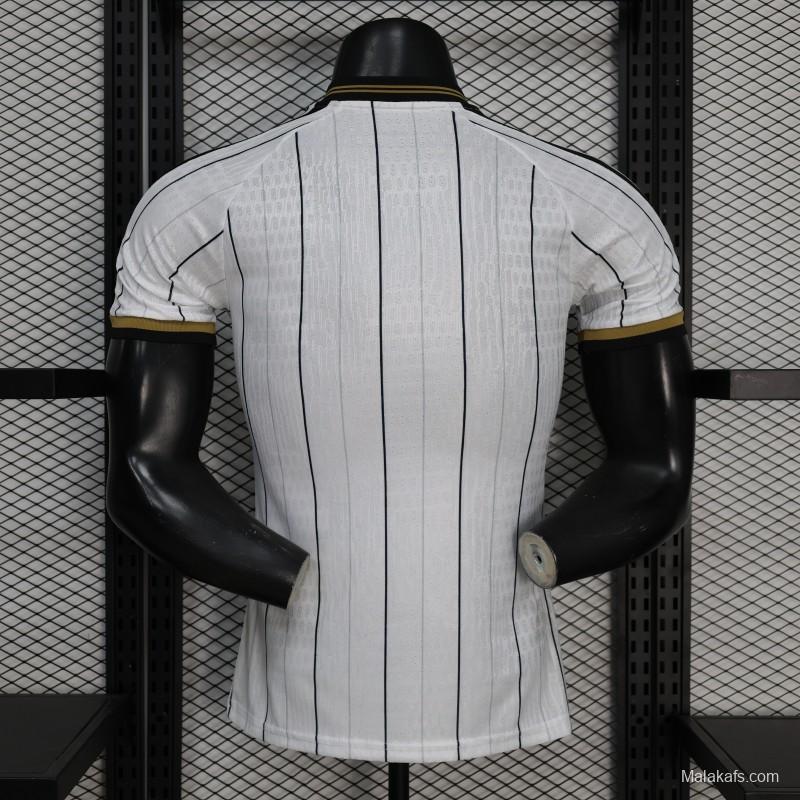 2026 Player Version Japan White with Black Pinstripes Jersey