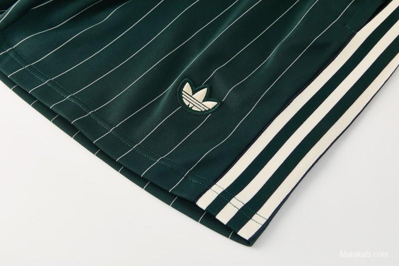 26/27 Juventus Navy Green Short Sleeve+Soccer Shorts