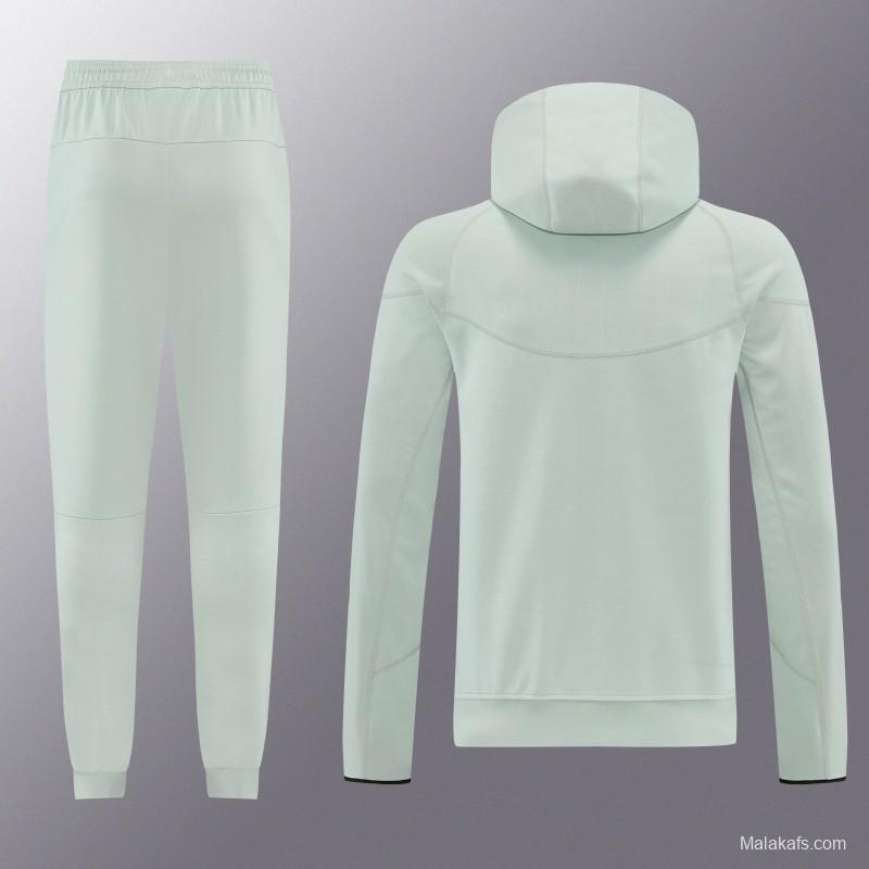 26/27 Inter Milan Light Mint Full Zipper Hooded Tracksuit + Long Pants