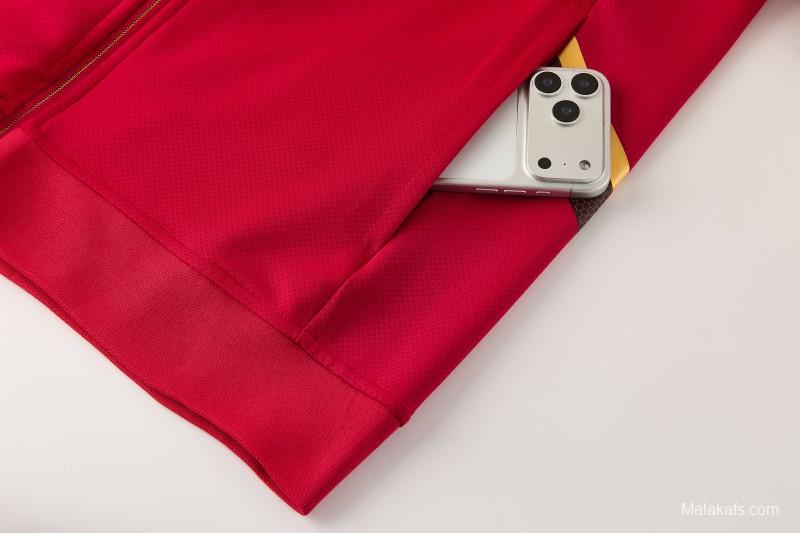 2026 Nike Red Full Zipper Jacket + Long Pants