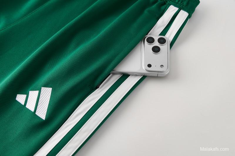 26/27 Algeria  Dark Green  Zipper Training Jacket Tracksuit + Long Pants (Adidas)