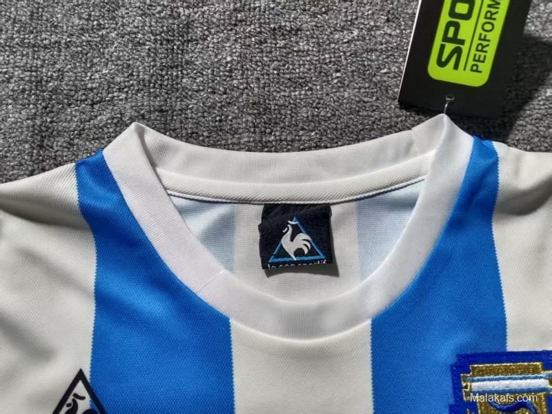 Retro 1986 Kids Argentina Home Long Sleeve Jersey