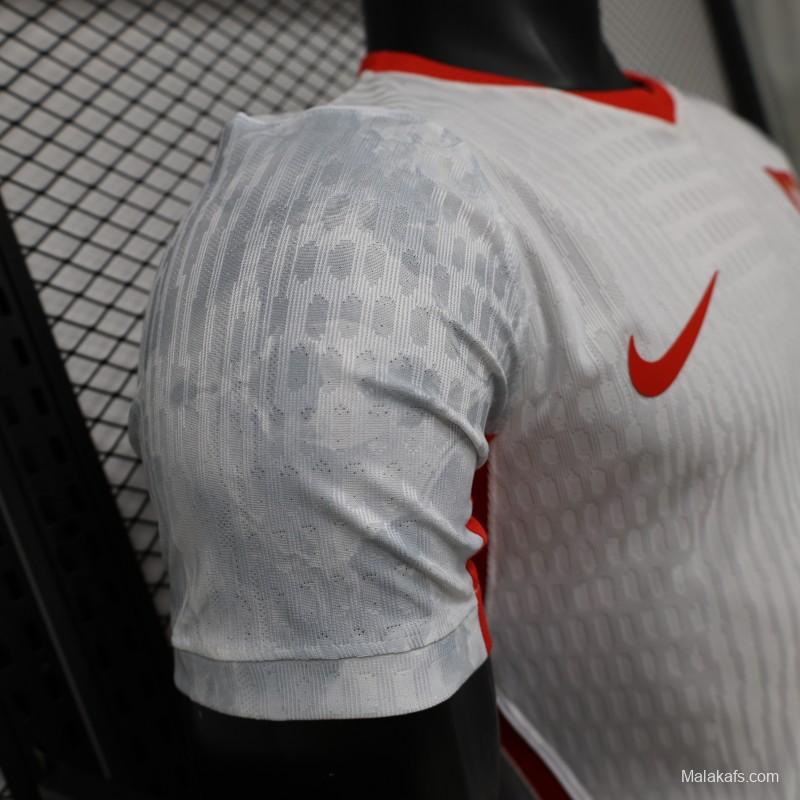 Player Version 2026 Poland Home White  Jersey