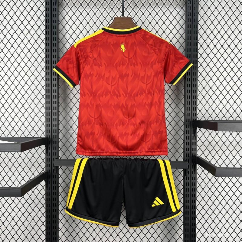 2026 Kids Belgium World Cup Home Kit