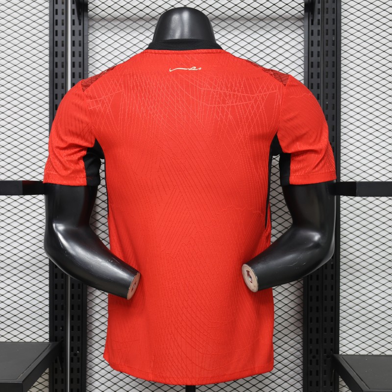 Player Version 2026 Egypt Red  Home Jersey