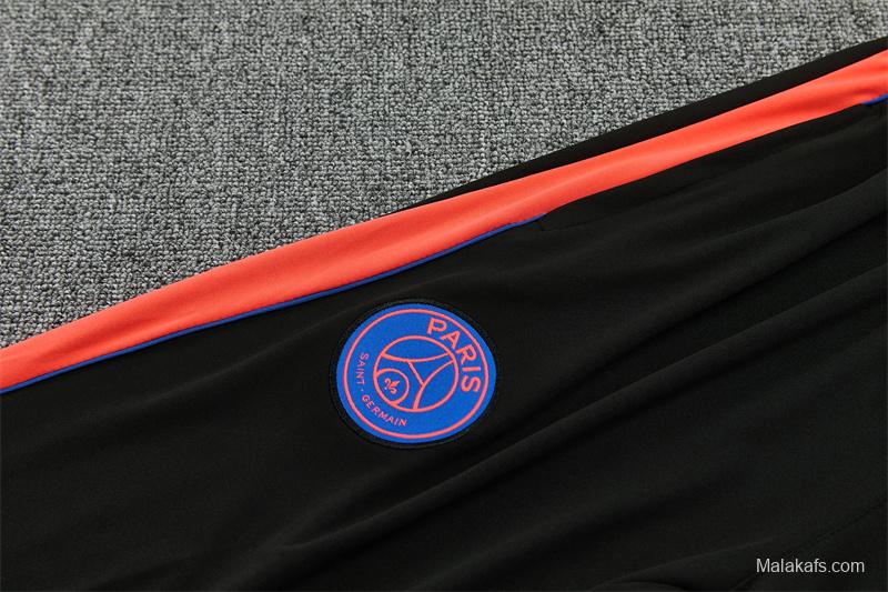 Player Version 26/27 Paris Black Half Zipper Jacket+Long Pants
