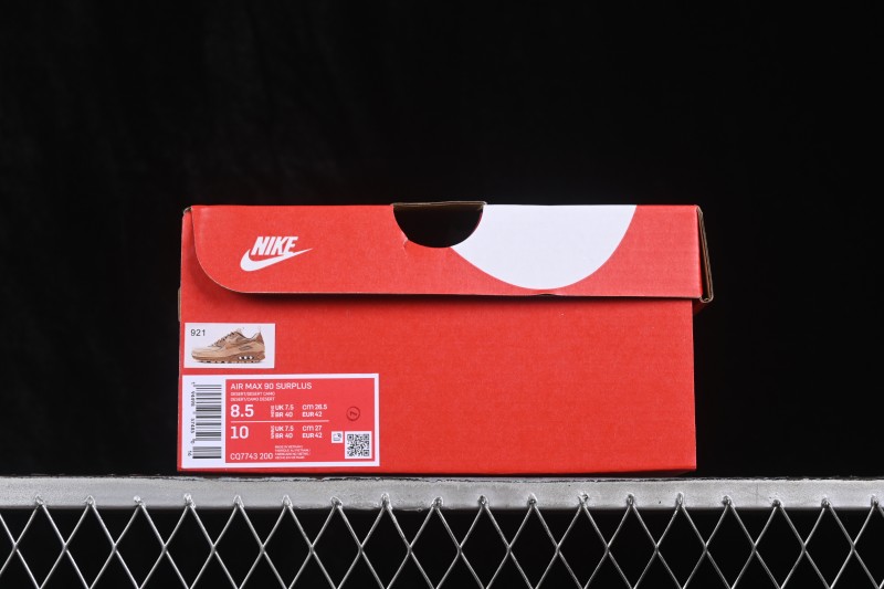 Nike Air Max 90 Retro Running Shoes with Visible Air Cushioning - CQ7743-200