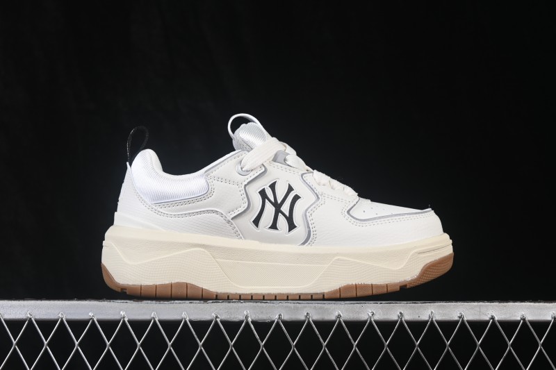 New York MLB Chunky Curve Liner Thick-Soled Casual Running Shoes - 3ASXM096N50IVS