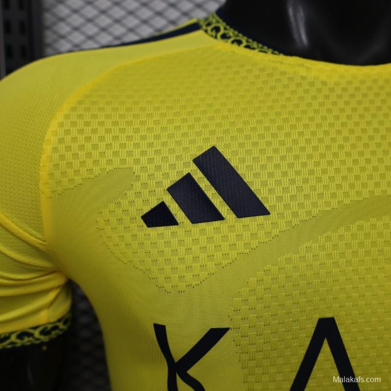 Player Version 26/27 Al-Nassr Yellow  Home Jersey