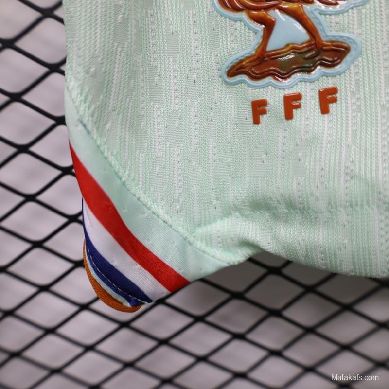 Player Version 2026 France Mint Green Away Shorts