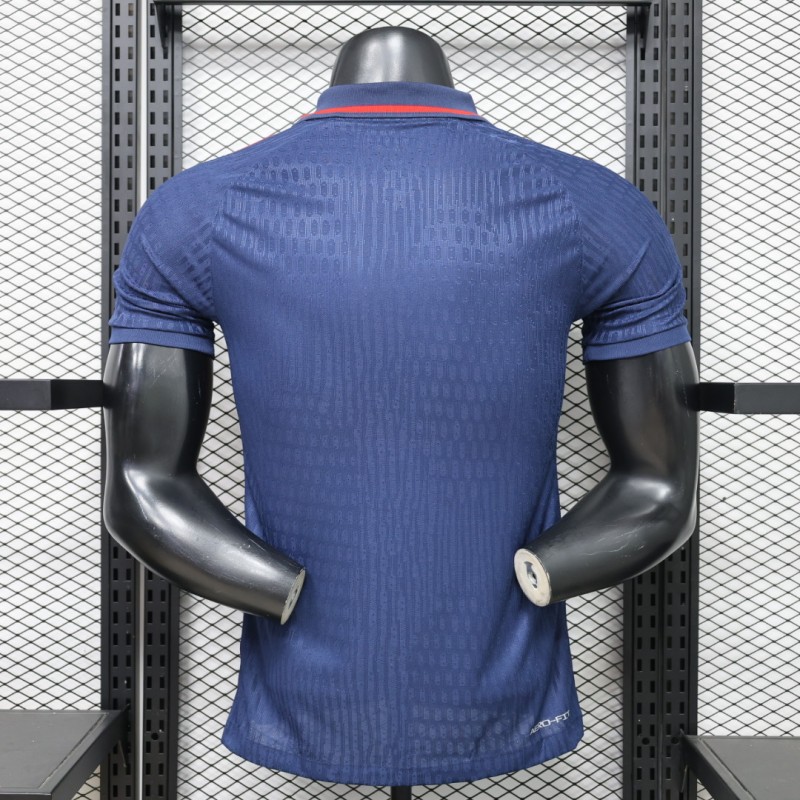 Player Version 26/27 PSG Blue Polo Collar Jersey
