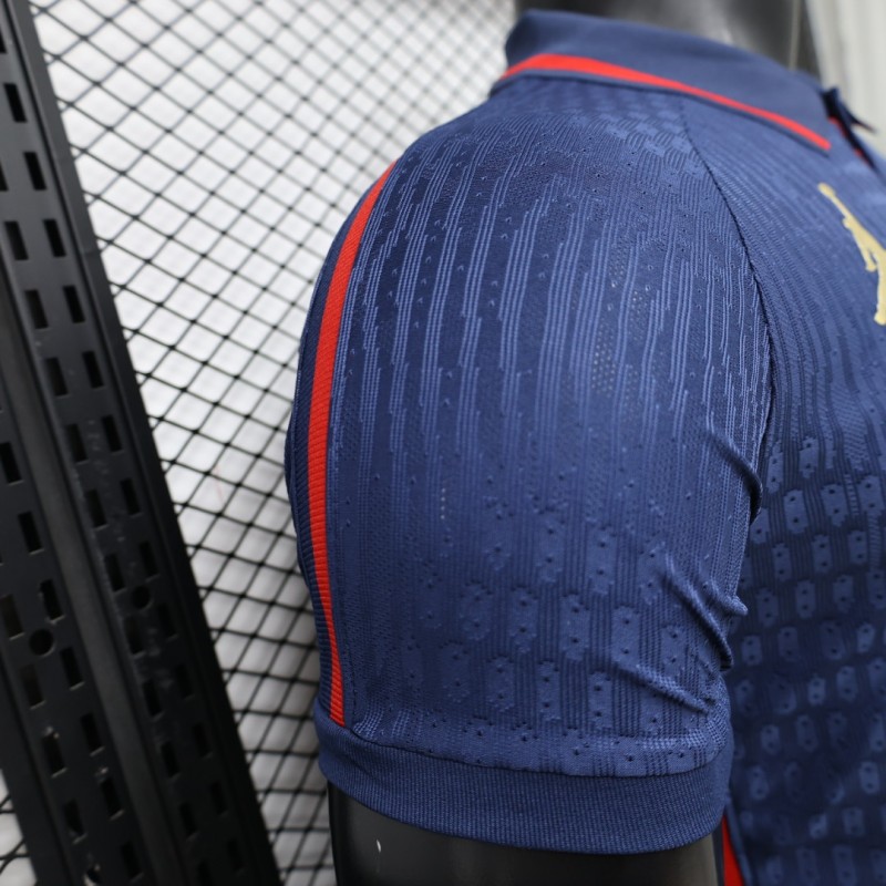 Player Version 26/27 PSG Blue Polo Collar Jersey