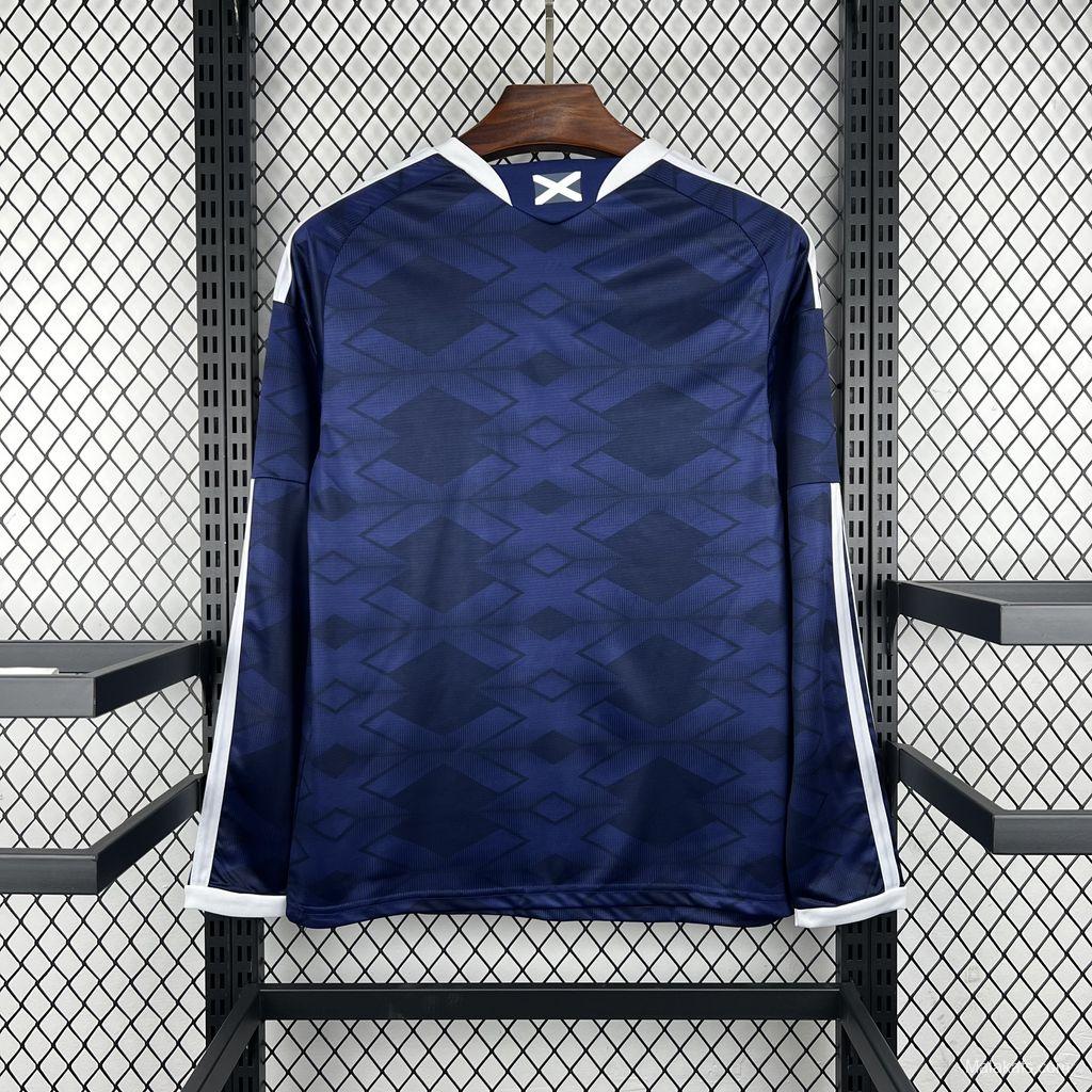 2026 Mens Scotland World Cup Home Long Sleeve Jersey