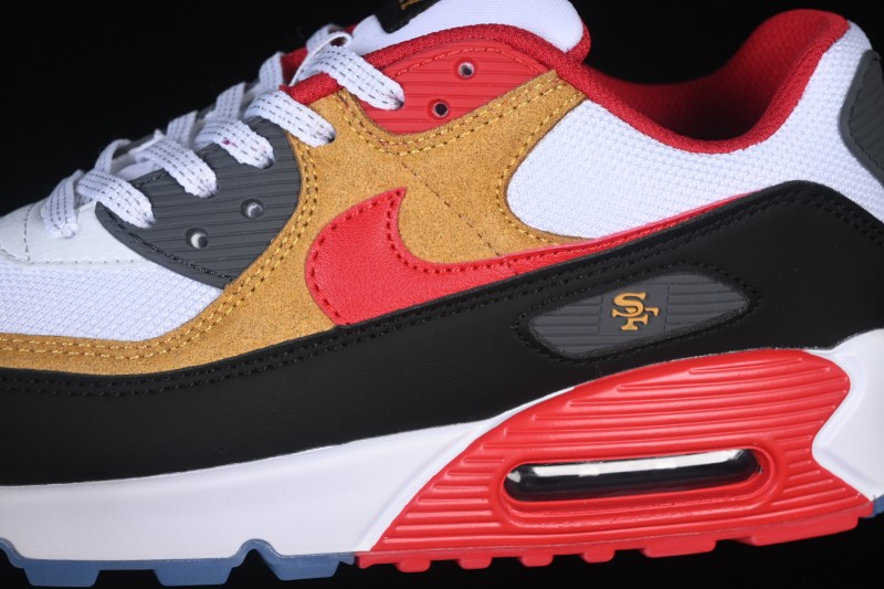 Nike Air Max 90 Retro Running Shoes with Visible Air Cushioning - II7588-100