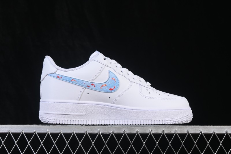 Nike Air Force 1 '07 Low Anime Koi Fish Theme Casual Skate Shoes - ZH0316-136